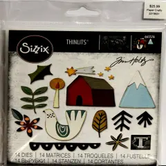 Sizzix Tim Holtz Funky Nordic Thinlits Dies Set