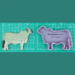 Brahman Cow Silicone Freshie Mold