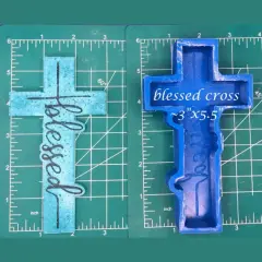 Blessed Cross Silicone Freshie Mold