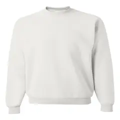 JERZEES&reg; NuBlend Crewneck Long Sleve Sweatshirt White