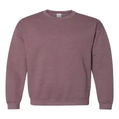 Gildan&reg; Heavy Blend Long Sleeve Crewneck Sweatshirt Hthr dark maroon