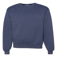 JERZEES&reg; NuBlend Crewneck Long Sleve Sweatshirt Vintage heather navy