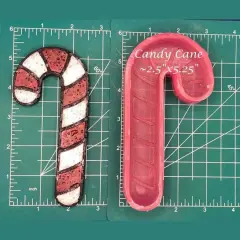 Candy Cane Silicone Freshie Mold