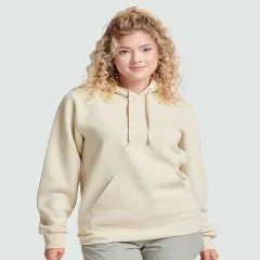 JERZEES&reg; Eco Premium Blend Ring-Spun Hooded Sweatshirt Putty