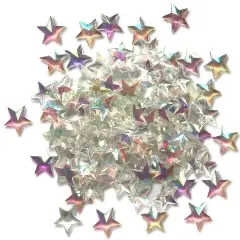 Buttons Galore Sparkletz DIY Craft Embellishments 18 Grams - 3 Packs of Crystal Stars