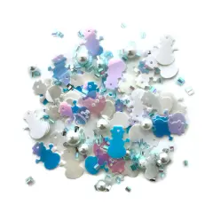 Buttons Galore Sparkletz DIY Craft Embellishments 30 Grams - 3 Packs of Aspen