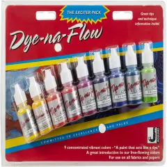 Jacquard Dye-Na-Flow Exciter Pack .5oz 9/Pkg
