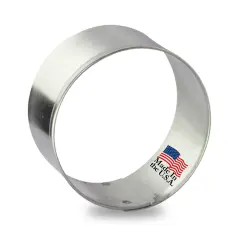 CookieCutter.Com Round Cookie Cutter 2 in &ndash;Tin Plated Steel Cookie Cutters &ndash; Made In The USA