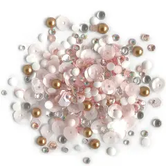Buttons Galore Sparkletz DIY Craft Embellishments 30 Grams - 3 Packs of Coral Coast