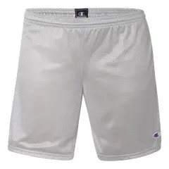 Champion&reg; Polyester Mesh Shorts with Pockets Athletic grey