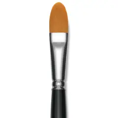 Utrecht Synthetic Sablette Brush - Long Handle, Filbert, Size 18