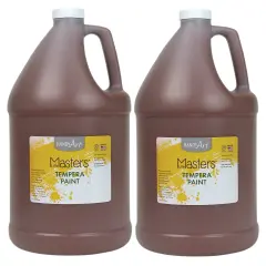 Little Masters&reg; Tempera Paint, Brown, Gallon, Pack of 2