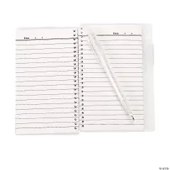 Spiral Notebooks with Pens - 12 Pc. White
