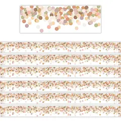 Calming Confetti Straight Border Trim, 35 Feet Per Pack, 6 Packs