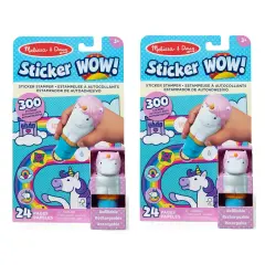Sticker WOW! Sticker Stamper & Activity Pad - Unicorn, 2 Sets
