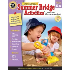 Summer Bridge Activities&reg; Workbook, Grade PK-K, Paperback