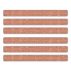 Moving Mountains Terra Cotta Straight Border Trim, 35 Feet Per Pack, 6 Packs