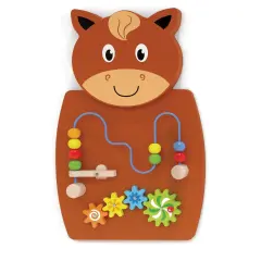 Horse Activity Wall Panel - Toddler Activity Center