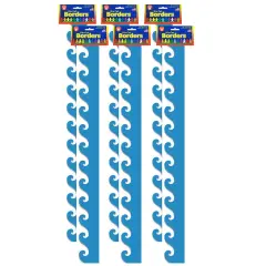 Blue Waves Mighty Brights&trade; Border, 36 Feet Per Pack, 6 Packs