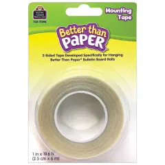 Better Than Paper&reg; Mounting Tape, 1" x 19.6', 3 Rolls