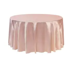 Round Satin Tablecloths