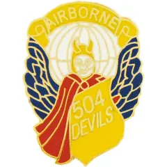 U.S. Army 504th Airborne Infantry Division Pin 1"