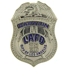 Los Angeles Fire Department Captain Pin 1"