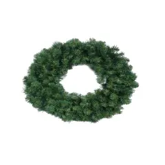 24" Lit Northern Spruce Wreath (500 Lights) with 200 Tips - Set of 12, Elegant Holiday Decor, Ideal for Christmas Displays & Arrangements - Perfect for Home, Office - 2024 Christmas Collection, Floral Home by Artificial Flowers