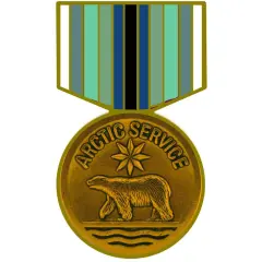 EagleEmblems P13023 Pin-Medal,USCG Arctic Svc (1-3/16")