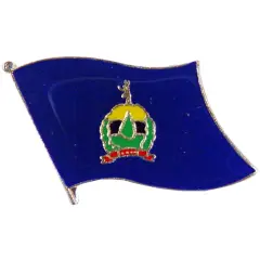 Vermont Flag Pin 1"