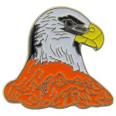 Eagle Head Pin 1"