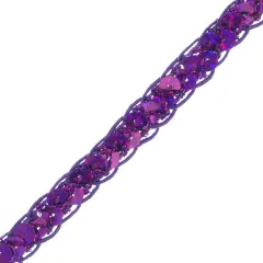 10 Yards of Thea Sequin Braid Cord Trim | 10 yard cut Purple