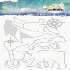 Studio Light Moon Flower Cutting Die-NR. 136, Star Signs