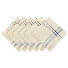 DII Nautical Blue French Stripe Napkin (Set of 6)