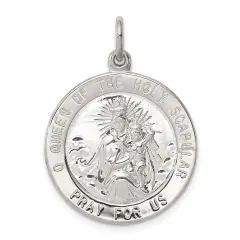 Sterling Silver Scapular Medal