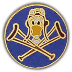 WWII Ruptured Duck Doolittle Raiders Pin 1"