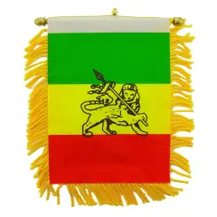 Ethiopia Flag Mini Banner 3" x 5"