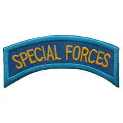 Special Forces Patch Blue & Yellow 3 1/4"