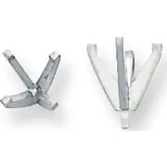 Platinum 4 Prong Round Medium Peg Setting 6.5mm