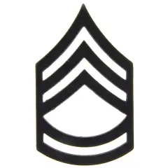 EagleEmblems P12754 Rank-Army,E7,SGT.1ST CLAS (Subdued) (1'')