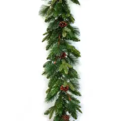 9' x 12" Angel Pine Garland with Cones - Set of 6, Festive Holiday Decor, Ideal for Christmas Displays & Arrangements - Perfect for Home, Office - 2024 Christmas Collection, Floral Home by Artificial Flowers