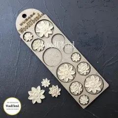 WoodUbend Set of Flowers WUB464