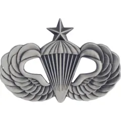 EagleEmblems P14744 Wing-Army,para,Senior (Pewter) (1.25'')