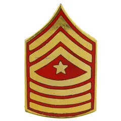 EagleEmblems P12426 Rank-USMC,E9,SGT.Major (CLR) (3/4'' Wide)