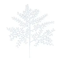 14" Christmas Maiden Hair Ferns for Holiday Home Decor - Set of 20, Realistic Artificial Foliage for Floral Arrangements, Terrariums, and Indoor/Outdoor Use - 2024 Christmas Collection, Floral Home by Artificial Flowers