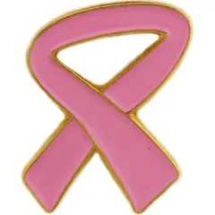 Ribbon Pink Pin 1"