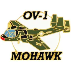 OV-1B Mohawk Airplane Pin 1 1/2"