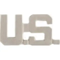 EagleEmblems P15357 PIN-U.S.Letters (SLV) (1'')