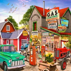Sunsout Mom's Diner 500 pc Jigsaw Puzzle 42208