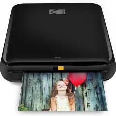 Kodak Step Mobile Instant Photo Printer, Portable Printer Compatible with iOS & Android Black